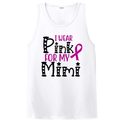 I Wear Pink For My Mimi Breast Cancer Awareness PosiCharge Competitor Tank