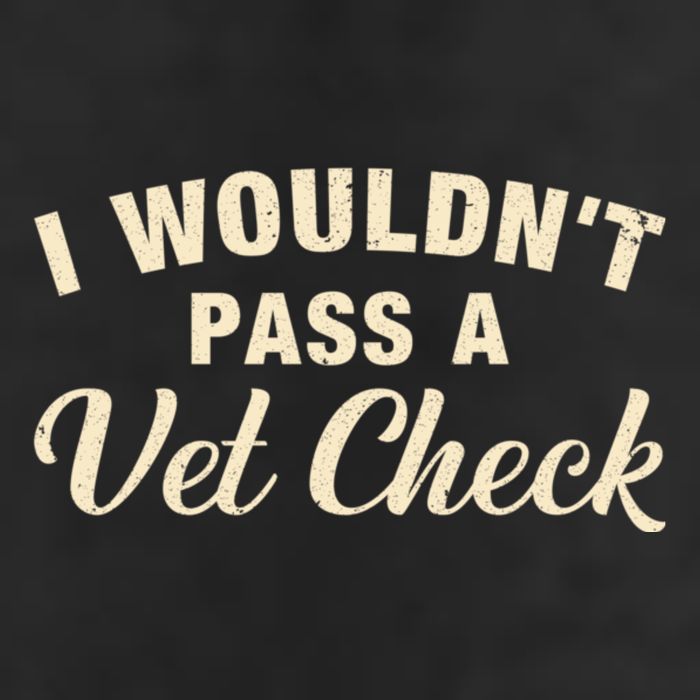 I WouldnT Pass A Vet Check Funny Vet Humor Sarcastic Golf Towel