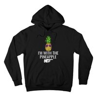 Im With Pineapple Funny Pineapple Halloween Costume Hoodie