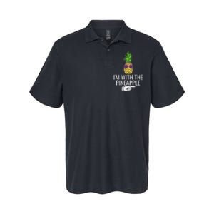 Im With Pineapple Funny Pineapple Halloween Costume Softstyle Adult Sport Polo