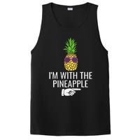 Im With Pineapple Funny Pineapple Halloween Costume PosiCharge Competitor Tank