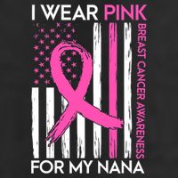 I Wear Pink For My Nana Grandma Breast Cancer Awareness Beanie