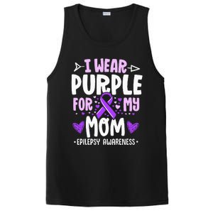 I Wear Purple For My Mom Mother Epilepsy Awareness Month PosiCharge Competitor Tank