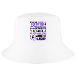 I Wear Purple For Myself Lupus Awareness Cool Comfort Performance Bucket Hat