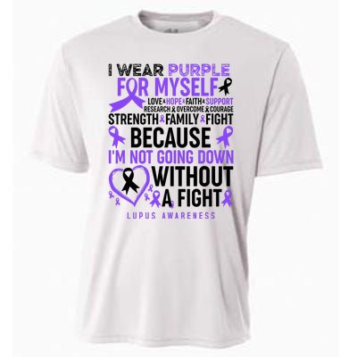 I Wear Purple For Myself Lupus Awareness Cooling Performance Crew T-Shirt