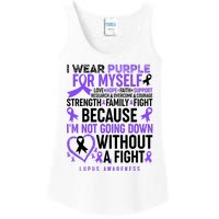 I Wear Purple For Myself Lupus Awareness Ladies Essential Tank