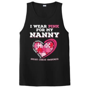 I Wear Pink For My Nanny Grandma Breast Cancer Support Cool Gift PosiCharge Competitor Tank