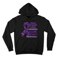 I Wear Purple For My Grandma Pancreatic Cancer Awareness Hoodie