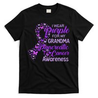 I Wear Purple For My Grandma Pancreatic Cancer Awareness T-Shirt