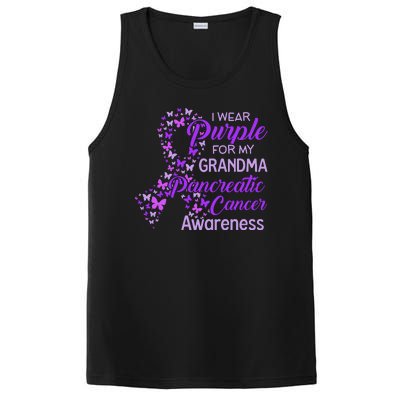 I Wear Purple For My Grandma Pancreatic Cancer Awareness PosiCharge Competitor Tank