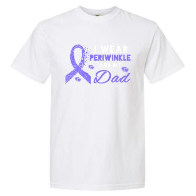 I Wear Periwinkle For My Dad Cute Gift Esophageal Cancer Awareness Meaningful Gi Garment-Dyed Heavyweight T-Shirt