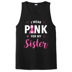 I Wear Pink For My Sister Breast Cancer Awareness PosiCharge Competitor Tank