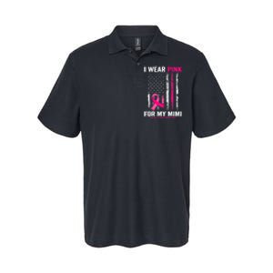 I Wear Pink For My Mimi Pink Ribbon Breast Cancer Awareness Softstyle Adult Sport Polo