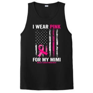 I Wear Pink For My Mimi Pink Ribbon Breast Cancer Awareness PosiCharge Competitor Tank