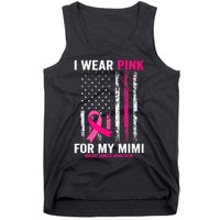 I Wear Pink For My Mimi Pink Ribbon Breast Cancer Awareness Tank Top