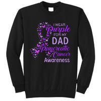 I wear Purple for my Dad Pancreatic Cancer Tall Sweatshirt