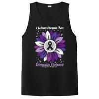 I Wear Purple For Domestic Violence Awareness Month PosiCharge Competitor Tank