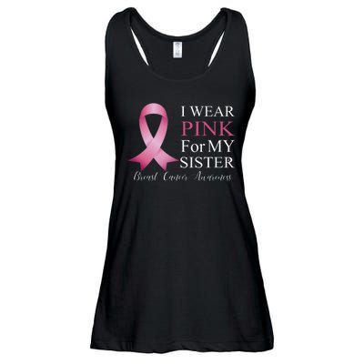 I Wear Pink For My Sister Ladies Essential Flowy Tank