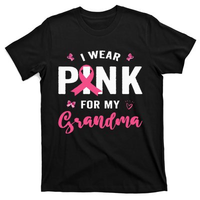 I Wear P.I.N.K For My Grandma Breast Cancer Awareness T-Shirt