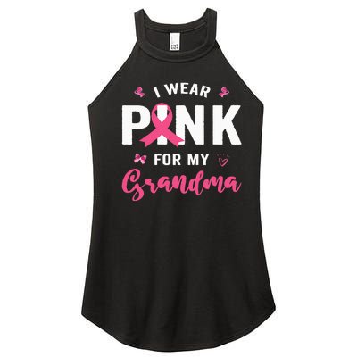 I Wear P.I.N.K For My Grandma Breast Cancer Awareness Women’s Perfect Tri Rocker Tank