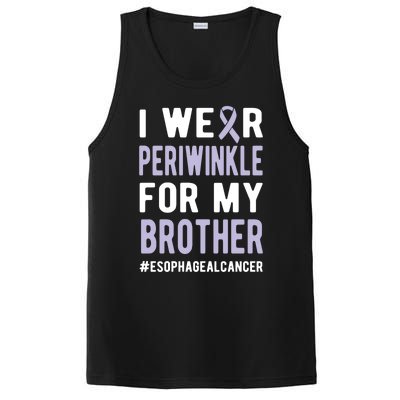 I Wear Periwinkle For My Brother Esophageal Cancer Warrior Gift PosiCharge Competitor Tank