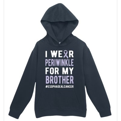 I Wear Periwinkle For My Brother Esophageal Cancer Warrior Gift Urban Pullover Hoodie