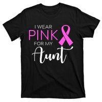 I Wear Pink For My Aunt Breast Cancer Awareness T-Shirt