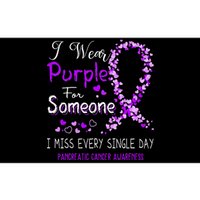 I Wear Purple For Someone Pancreatic Cancer Awareness Bumper Sticker