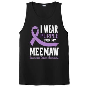 I Wear Purple For My Meemaw Pancreatic Cancer Awareness PosiCharge Competitor Tank