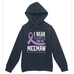 I Wear Purple For My Meemaw Pancreatic Cancer Awareness Urban Pullover Hoodie