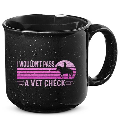 I WouldnT Pass A Vet Check Retro Vintage Gift 15oz Campfire Ceramic Mug