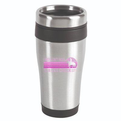 I WouldnT Pass A Vet Check Retro Vintage Gift 16oz Travel Tumbler