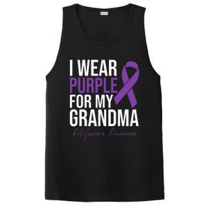 I Wear Purple For My Grandma Alzheimers Awareness PosiCharge Competitor Tank