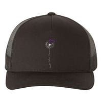 I Wear Purple For Domestic Violence Awareness Yupoong Adult 5-Panel Trucker Hat