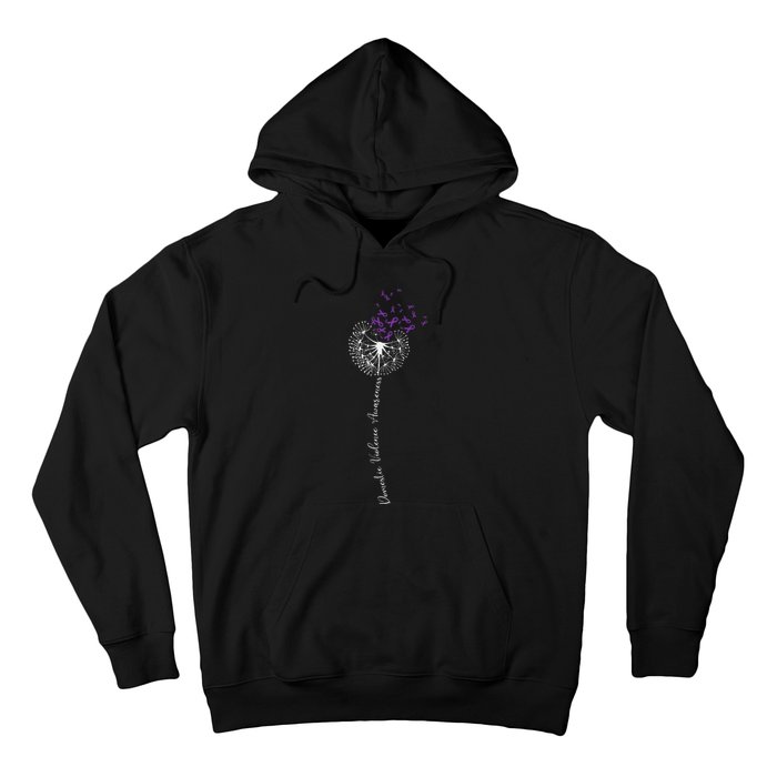 I Wear Purple For Domestic Violence Awareness Hoodie