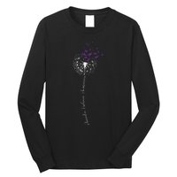 I Wear Purple For Domestic Violence Awareness Long Sleeve Shirt