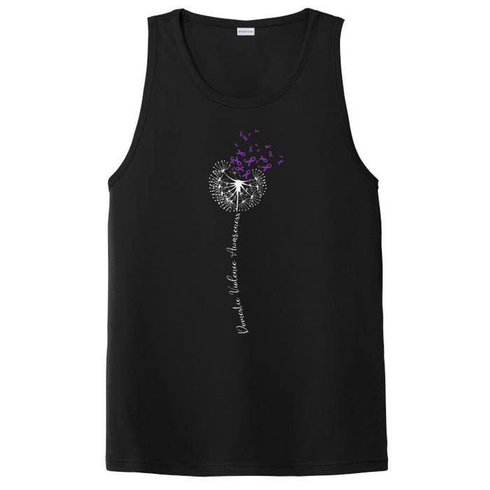 I Wear Purple For Domestic Violence Awareness PosiCharge Competitor Tank