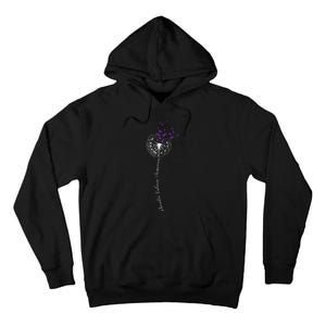 I Wear Purple For Domestic Violence Awareness Tall Hoodie