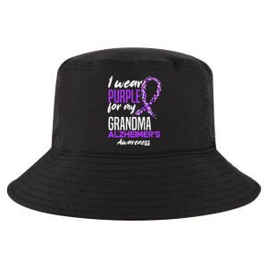 I Wear Purple For My Grandma Dementia Alzheimers Awareness Cool Comfort Performance Bucket Hat