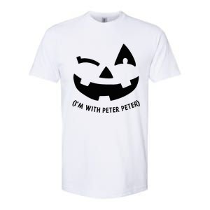 Im With Peter Couple Halloween Her Eater Pumpkin Softstyle CVC T-Shirt