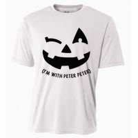 Im With Peter Couple Halloween Her Eater Pumpkin Cooling Performance Crew T-Shirt