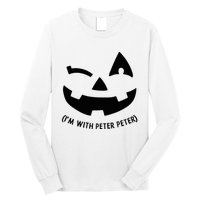 Im With Peter Couple Halloween Her Eater Pumpkin Long Sleeve Shirt