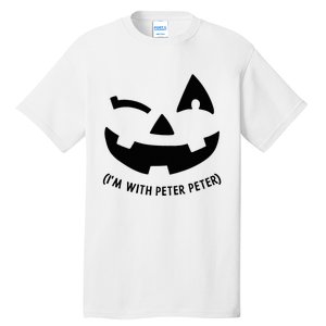 Im With Peter Couple Halloween Her Eater Pumpkin Tall T-Shirt