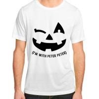 Im With Peter Couple Halloween Her Eater Pumpkin Adult ChromaSoft Performance T-Shirt