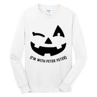 Im With Peter Couple Halloween Her Eater Pumpkin Tall Long Sleeve T-Shirt