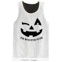 Im With Peter Couple Halloween Her Eater Pumpkin Mesh Reversible Basketball Jersey Tank