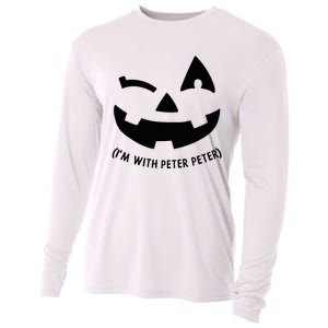 Im With Peter Couple Halloween Her Eater Pumpkin Cooling Performance Long Sleeve Crew