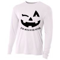 Im With Peter Couple Halloween Her Eater Pumpkin Cooling Performance Long Sleeve Crew