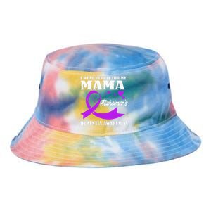 I Wear Purple For My Mom Alzheimers Dementia Awareness Tie Dye Newport Bucket Hat