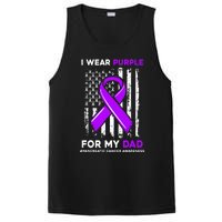 I Wear Purple For My Dad Father Pancreatic Cancer Awareness PosiCharge Competitor Tank